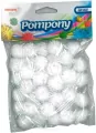 Pompony metaliczne białe 2cm - tantis.pl