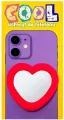 Uchwyt do telefonu z lusterkiem cool. Serce - tantis.pl