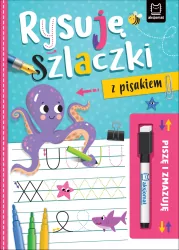 Piszę i zmazuję. Rysuję szlaczki z pisakiem