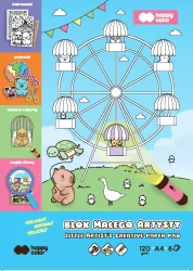 Blok Małego Artysty Kapi Fun - Kapibara A4/8 arkuszy