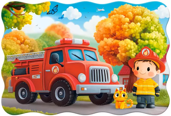 Puzzle 20 Little Fireman CASTOR - tantis.pl