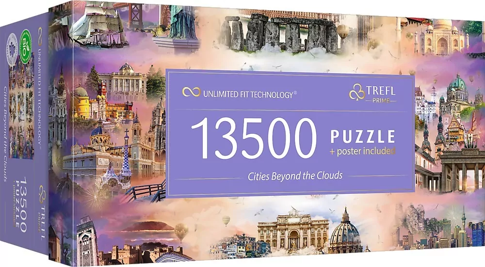 Trefl. Puzzle 13500. Cities Beyond the Clouds - tantis.pl