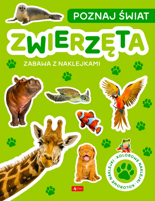 Poznaj świat. Zabawa z naklejkami. Zwierzęta - tantis.pl