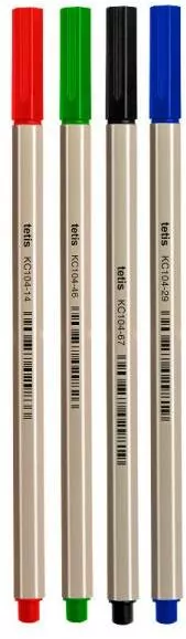 Tetis. Cienkopis 0.7mm, 4 kolory - tantis.pl