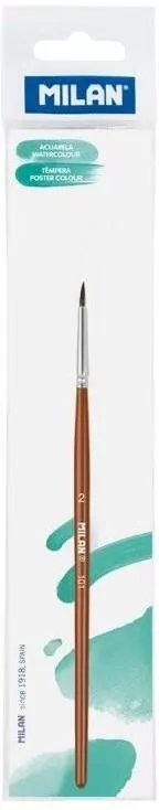 Pędzel nr 2 seria 101 okrągły MILAN - tantis.pl