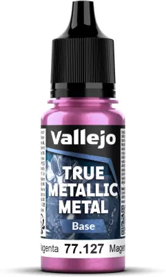 Vallejo: 77.127 - True Metallic Metal - Base - Crimson Magenta (18 ml)