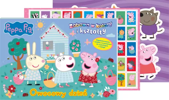 Peppa Pig. Zabawa w kolory i kształty. Owocowy dzień