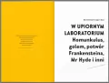 W upiornym laboratorium. Homunkulus, golem, potwór Frankensteina, Mr Hyde i inni - tantis.pl