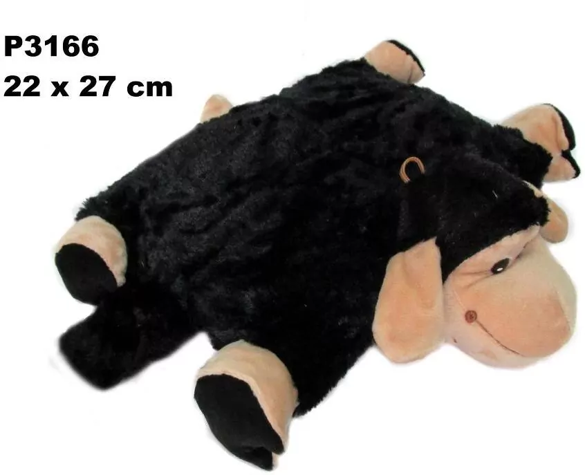 Poduszka owca czarna 22x27cm - tantis.pl