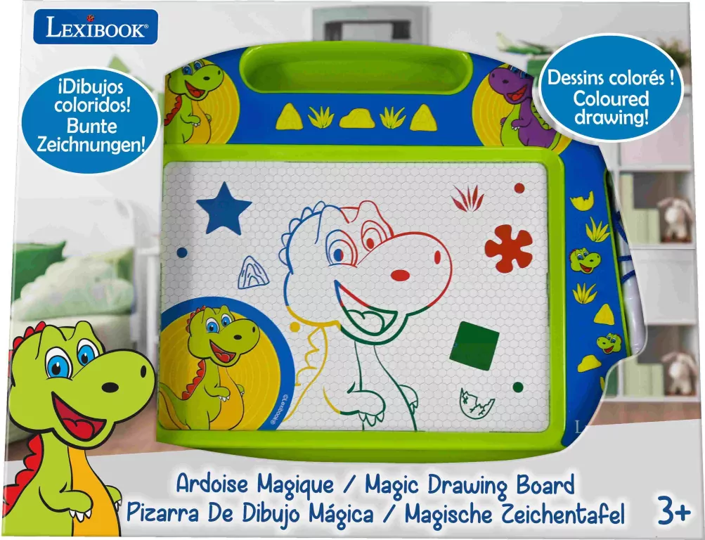 Tablica magnetyczna Dinosaurs Lexibook CRDINO550 - tantis.pl