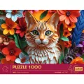 Puzzle 1000 Paper Art: Kot TREFL - tantis.pl