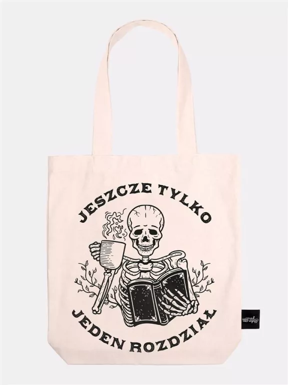 Torba bawełniana, ecru. Jeszcze tylko jeden rozdział - tantis.pl