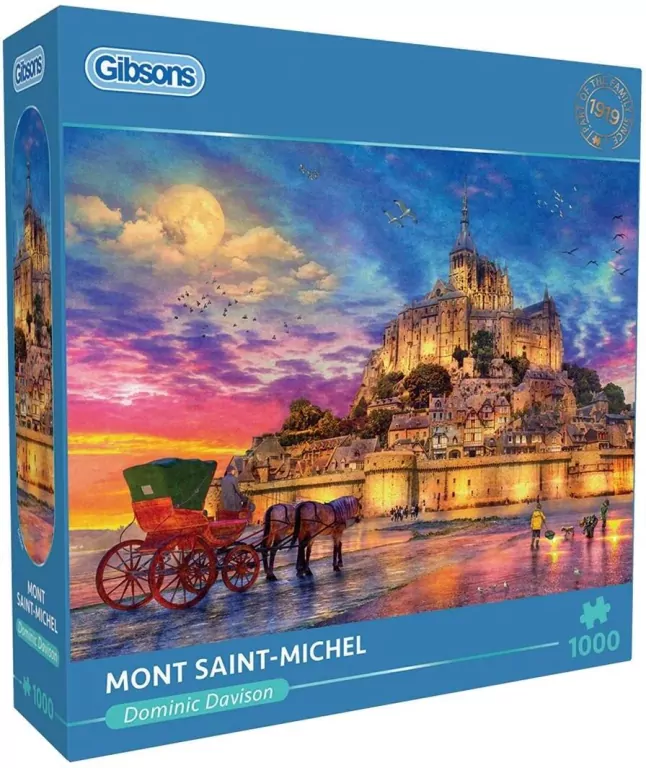 Puzzle 1000 Mont Saint-Michel, Francja - tantis.pl