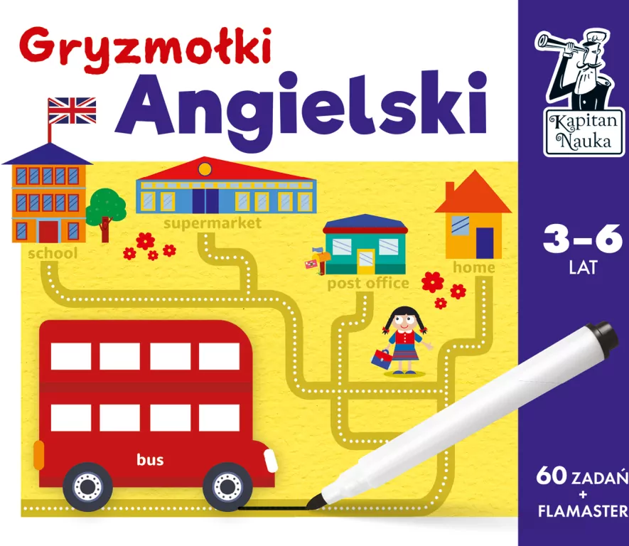 Gryzmołki. Angielski. Kapitan Nauka - tantis.pl