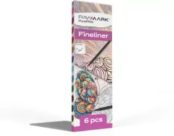 Cienkopisy 0.4mm 6 kolorów