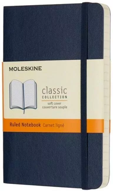 Notes Classic 9x14 linia szafirowy MOLESKINE - tantis.pl