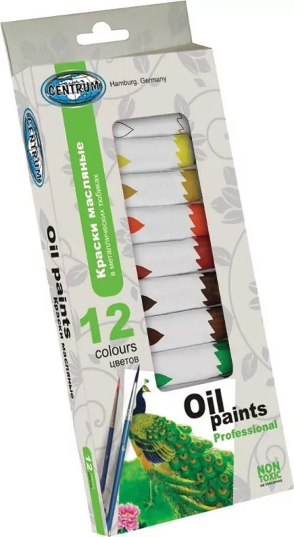 Farby olejne 12 kolorów 12 ml - tantis.pl
