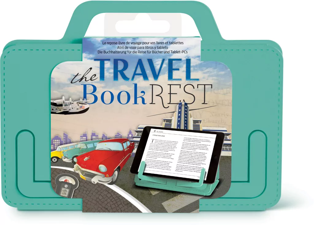 Travel BookRest miętowy uchwyt do książki, tabletu - tantis.pl