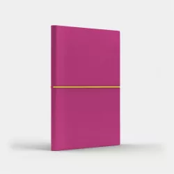 Notatnik A5 gładki. Fun M. Różowy/cytrynowy