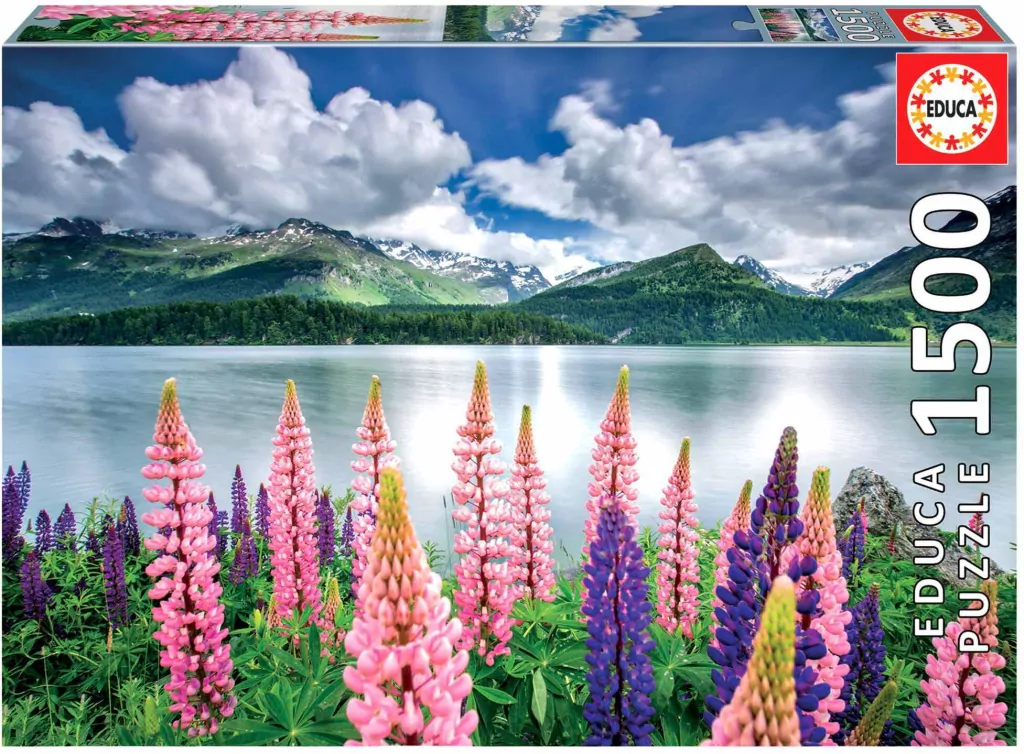 Puzzle 1500 Jezioro Sils Szwajcaria 111327 - tantis.pl
