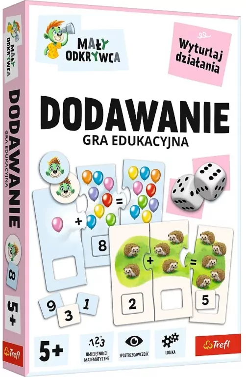 Mały odkrywca - Dodawanie TREFL - tantis.pl