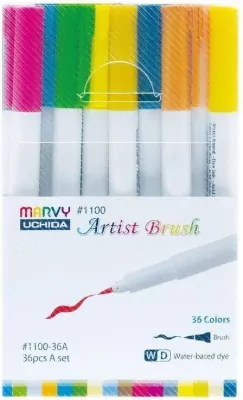 Flamastry Artist Brush 36 kolorów