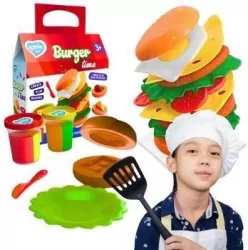 Zestaw kreatywny. Ciastolina. Burger time