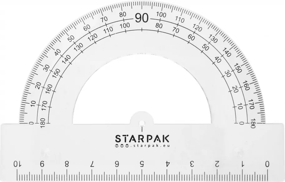 Kątomierz 180' 10cm. - tantis.pl