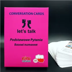 Podstawowe pytania. Let's talk. Karty konwersacyjne. Wer. polsko-ukraińska