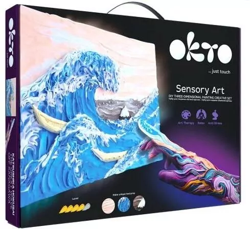 Zestaw kreatywny. Wielka fala w Kanagawie - tantis.pl