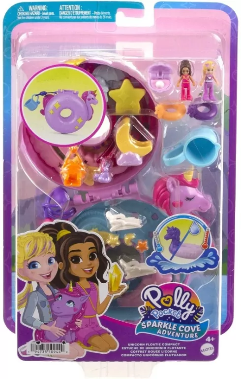Polly Pocket. Zestaw Walizka wakacyjny kuror HKV43 - tantis.pl
