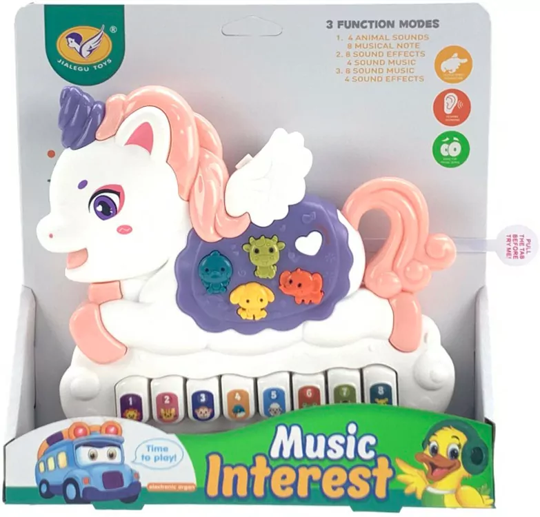 Zabawka muzyczna. Jednorożec - tantis.pl
