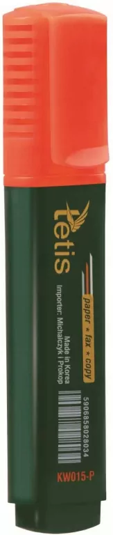 Zakreślacz pomarańczowy p12. TETIS/cena za - tantis.pl