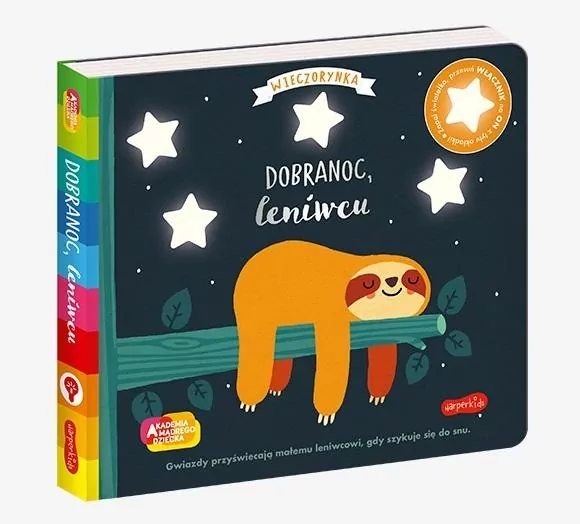 Dobranoc, leniwcu. Wieczorynka. Akademia mądrego dziecka - tantis.pl