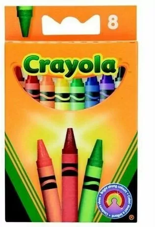 Kredki świecowe 8 kolorów CRAYOLA - tantis.pl