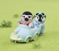 Rodzina pingwinów. Bliźniaki w samochodzie. Sylvanian Families - tantis.pl