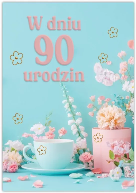 Karnet Silver 90 urodziny - tantis.pl