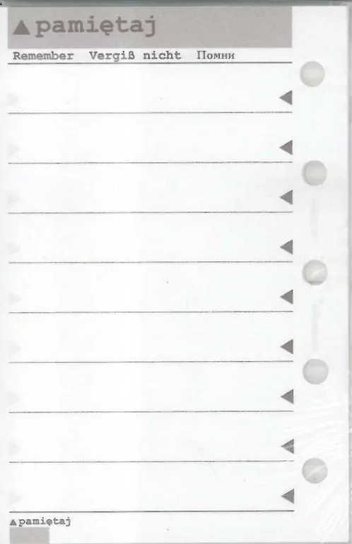 Wkład do organizera MEM/M Pamiętaj ANTRA - tantis.pl