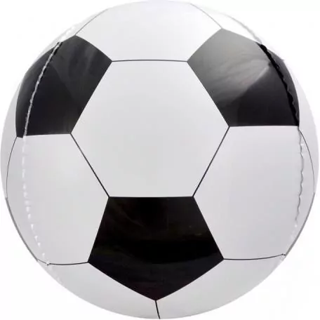 Balon foliowy Piłka biało-czarna 40.5cm - tantis.pl