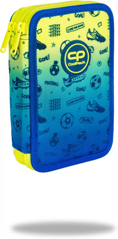 Piórnik Coolpack podwójny z wyposażeniem JUMPER 3 FOOTBALL - tantis.pl