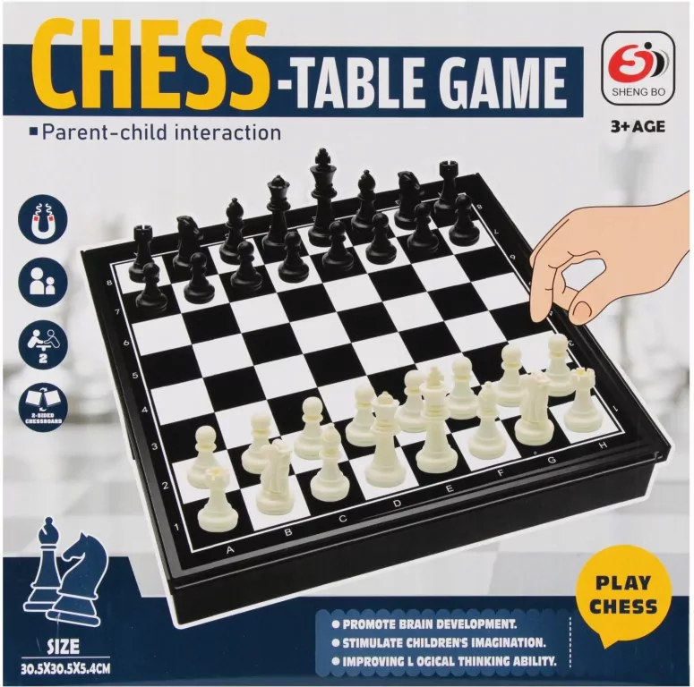 Gra Szachy magnetyczne 31x31x6 - tantis.pl