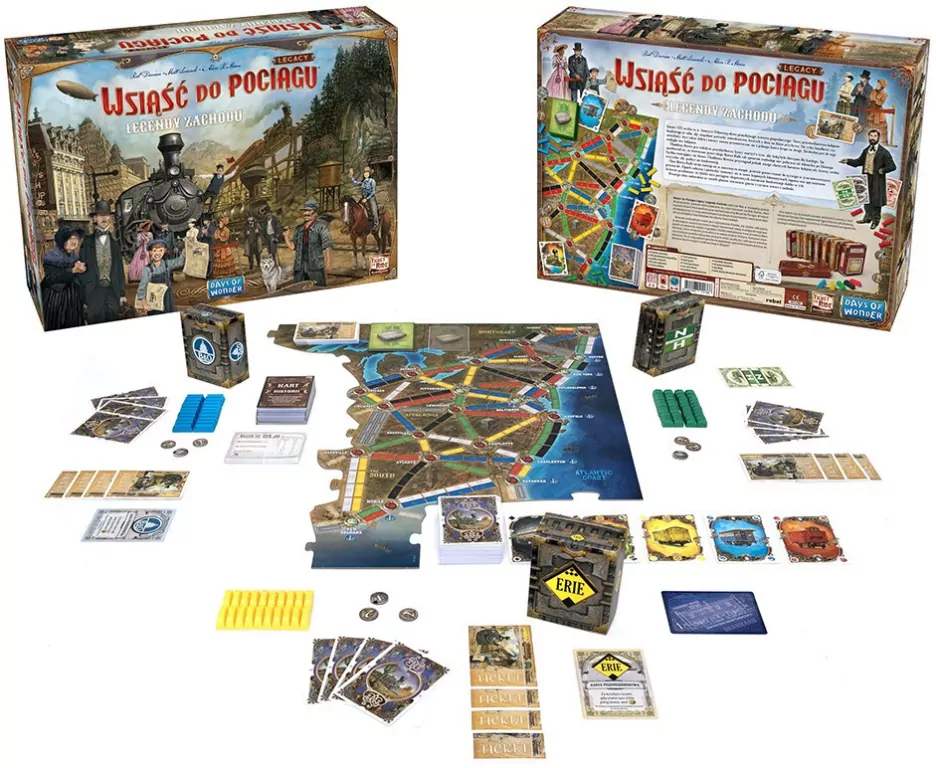Wsiąść do Pociągu: Legacy. Legendy Zachodu - tantis.pl