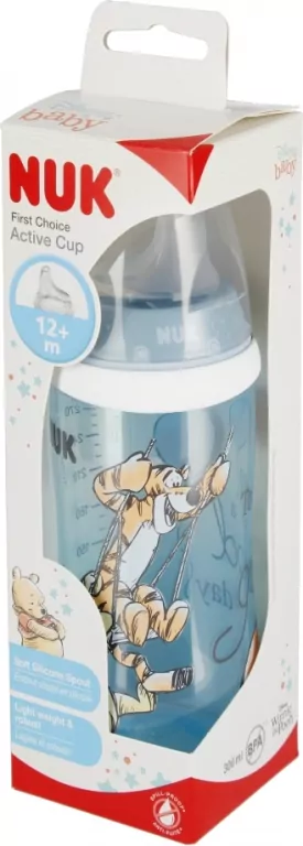 NUK. Active Cup. Kubek. 300 ml. 12 miesięcy. Tygrysek - tantis.pl