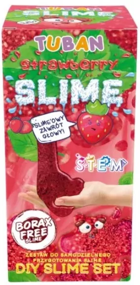 TUBAN. Zestaw Diy Super Slime Truskawka - tantis.pl