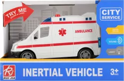 Auto ratunkowe. Światło, dźwięk