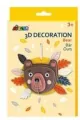 Dekoracje 3D - miś - tantis.pl