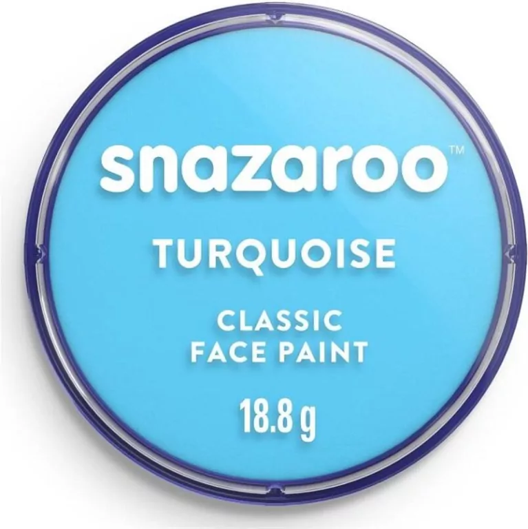 Farba do twarzy turkusowa 18ml - tantis.pl