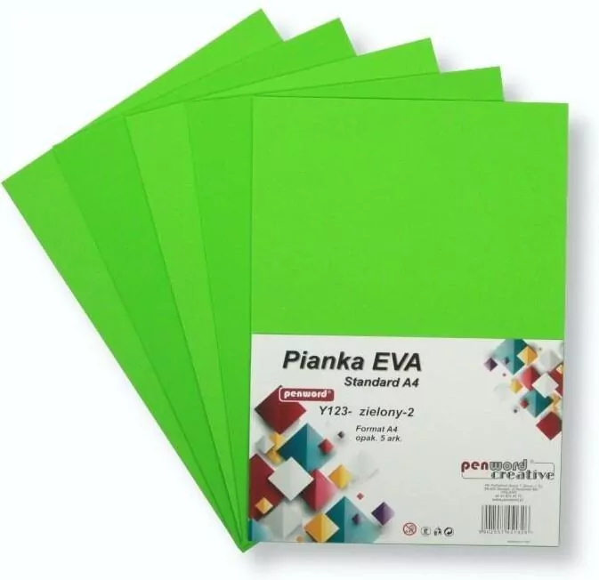 Pianka standard A4 Eva zielona - tantis.pl