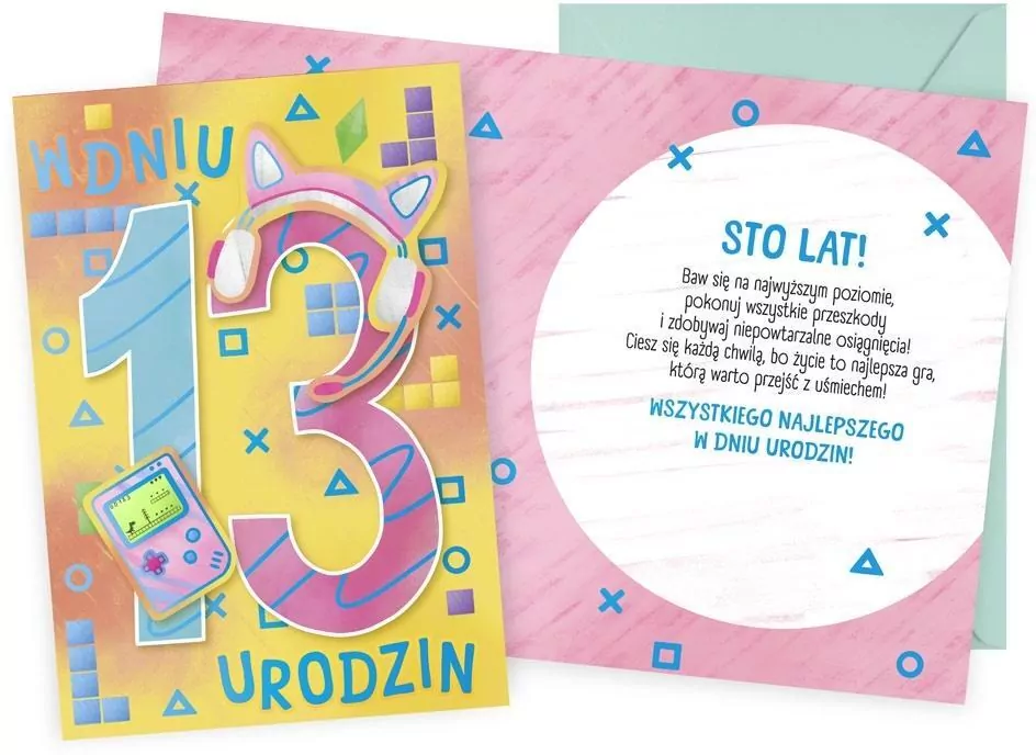 Karnet Urodziny 13 - tantis.pl