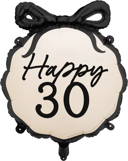 Balon foliowy pastylka Happy 30 47,5x45cm - tantis.pl